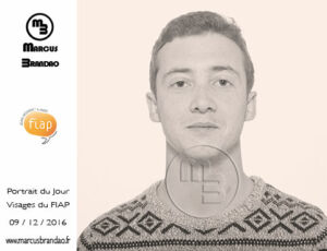 Portrait du 9 décembre 2016 du projet artistique "Portrait du jour" par le photographe Marcus BRANDAO. Portrait-du-Jour-2016-12-09