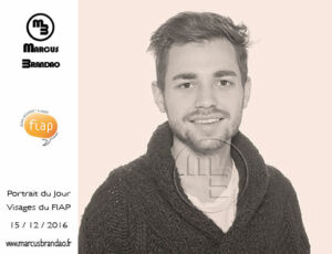 Portrait du 15 décembre 2016 du projet artistique "Portrait du jour" par le photographe Marcus BRANDAO. Portrait-du-Jour-2016-12-15