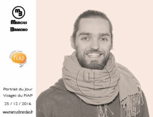 Portrait du 25 décembre 2016 du projet artistique "Portrait du jour" par le photographe Marcus BRANDAO. Portrait-du-Jour-2016-12-25