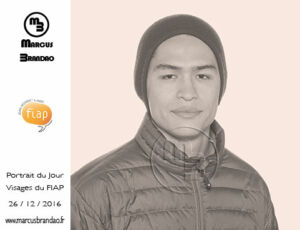 Portrait du 26 décembre 2016 du projet artistique "Portrait du jour" par le photographe Marcus BRANDAO. Portrait-du-Jour-2016-12-26