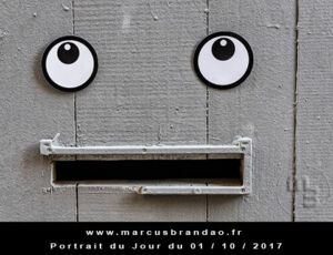 Portrait du jour 2017-10-01, quand les objets prennent vie. En 2017 l’artiste photographe Marcus BRANDAO s’amusera à donner vie à des objets. Portrait du jour 2017-10-01