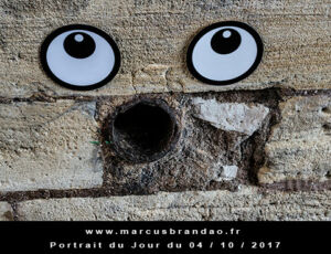 Portrait du jour 2017-10-04, quand les objets prennent vie. En 2017 l’artiste photographe Marcus BRANDAO s’amusera à donner vie à des objets. Portrait du jour 2017-10-04