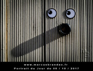 Portrait du jour 2017-10-08, quand les objets prennent vie. En 2017 l’artiste photographe Marcus BRANDAO s’amusera à donner vie à des objets. Portrait du jour 2017-10-08
