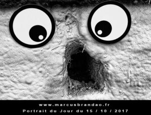 Portrait du jour 2017-10-15, quand les objets prennent vie. En 2017 l’artiste photographe Marcus BRANDAO s’amusera à donner vie à des objets. Portrait du jour 2017-10-15