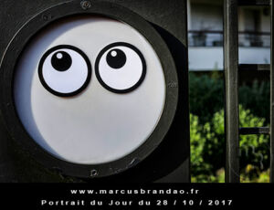 Portrait du jour 2017-10-28, quand les objets prennent vie. En 2017 l’artiste photographe Marcus BRANDAO s’amusera à donner vie à des objets. Portrait du jour 2017-10-28