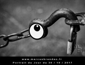 Portrait du jour 2017-10-30, quand les objets prennent vie. En 2017 l’artiste photographe Marcus BRANDAO s’amusera à donner vie à des objets. Portrait du jour 2017-10-30