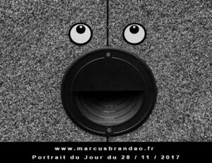 Portrait du jour 2017-11-28, quand les objets prennent vie. En 2017 l’artiste photographe Marcus BRANDAO s’amusera à donner vie à des objets. Portrait du jour 2017-11-28